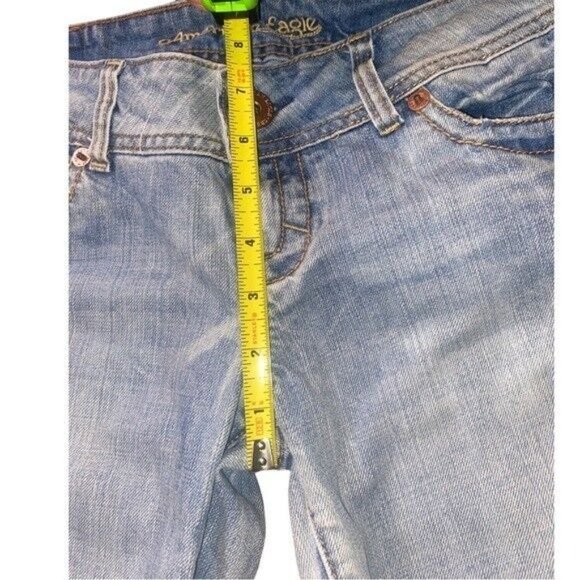 American Eagle Ae Artist Bootcut Women Denim Jeans Size 4 - Picture 9 of 12